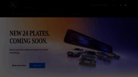 What Mercedes-benz.co.uk website looks like in 2024 