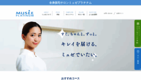 What Musee-pla.com website looks like in 2024 