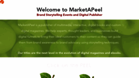 What Marketapeel.agency website looks like in 2024 