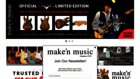 What Makenmusic.com website looks like in 2024 