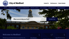 What Medfordma.org website looks like in 2024 