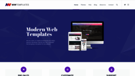 What Modernwebtemplates.com website looked like in 2024 (1 year ago)