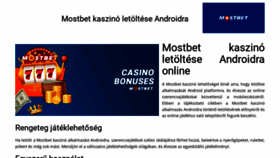 What Mostbethu.net website looks like in 2024 