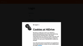 What My.hidrive.com website looks like in 2024 