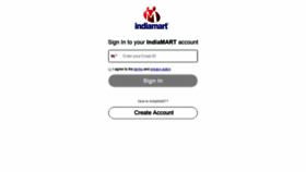 What My.indiamart.com website looks like in 2024 