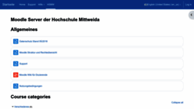 What Moodle.hs-mittweida.de website looks like in 2024 