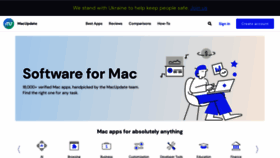 What Macupdate.com website looks like in 2024 