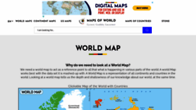 What Mapsofworld.com website looks like in 2024 