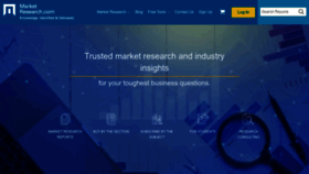What Marketresearch.com website looks like in 2024 
