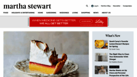 What Marthastewart.com website looks like in 2024 