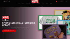 What Marvel.com website looks like in 2024 