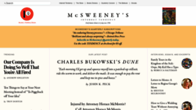 What Mcsweeneys.net website looks like in 2024 