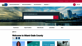 What Miamidade.gov website looks like in 2024 