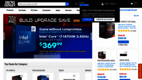 What Microcenter.com website looks like in 2024 