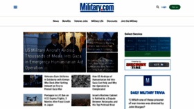 What Military.com website looks like in 2024 