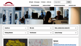 What Migrationsverket.se website looks like in 2024 