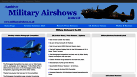 What Military-airshows.co.uk website looks like in 2024 