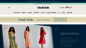 What Modcloth.com website looks like in 2024 