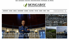 What Mongabay.com website looks like in 2024 