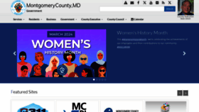What Montgomerycountymd.gov website looked like in 2024 (2 years ago)