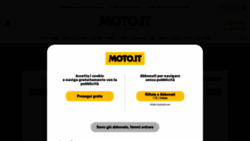 What Moto.it website looks like in 2024 