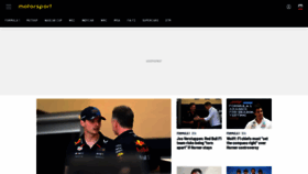 What Motorsport.com website looks like in 2024 