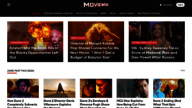 What Movieweb.com website looks like in 2024 
