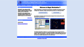 What Magicworkstation.com website looks like in 2024 
