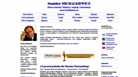 What Michalkiewicz.pl website looks like in 2024 