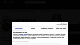 What Milar.es website looks like in 2024 