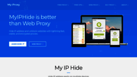 What My-proxy.com website looks like in 2024 
