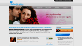 What Mypsychicadvice.com website looks like in 2024 