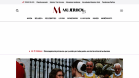 What Mujerhoy.com website looks like in 2024 