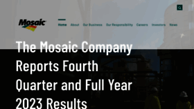 What Mosaicco.com website looks like in 2024 