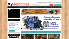 What Mymemories.com website looks like in 2024 