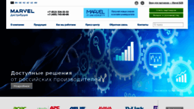 What Marvel.ru website looks like in 2024 