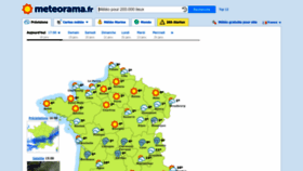 What Meteorama.fr website looks like in 2024 