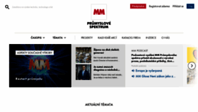 What Mmspektrum.com website looks like in 2024 