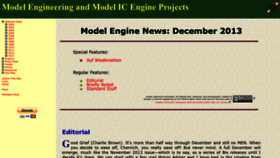 What Modelenginenews.org website looks like in 2024 