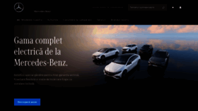 What Mercedes-benz.ro website looks like in 2024 