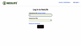 What Myoffice.neolife.com website looks like in 2024 