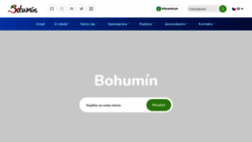 What Mesto-bohumin.cz website looks like in 2024 