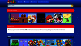 What Mariogames.online website looks like in 2024 