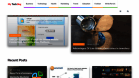 What Mytechbug.com website looked like in 2024 (2 years ago)