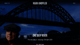 What Markknopfler.com website looked like in 2024 (1 year ago)