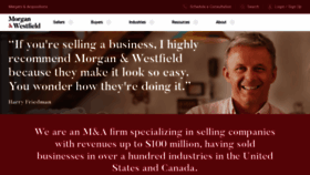 What Morganandwestfield.com website looks like in 2024 