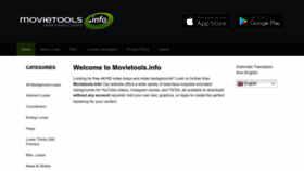 What Movietools.info website looks like in 2024 