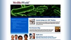 What Medbioworld.com website looks like in 2024 