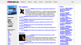 What Mforum.ru website looks like in 2024 