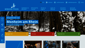 What Monheim.de website looks like in 2024 
